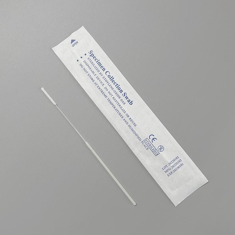 150mm Flocked Nasal Swabs with 80mm break point